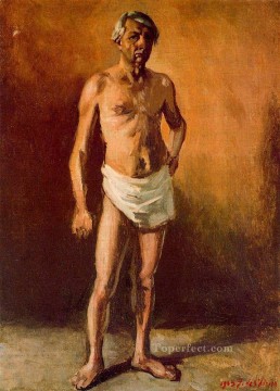  Chirico Pintura al %C3%B3leo - Autorretrato desnudo Giorgio de Chirico Surrealismo metafísico